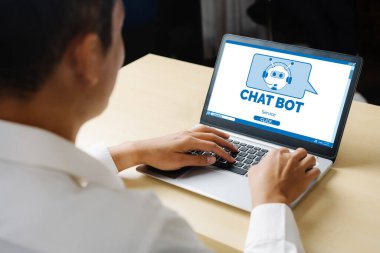 Müşteri sorularına otomatik olarak cevap veren mod çevrimiçi iş için Chatbot yazılım uygulaması
