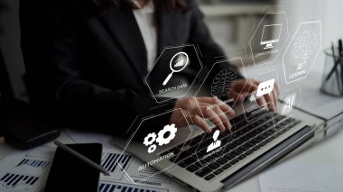 Yapay zeka öğrenme sistemi derin öğrenme, denetimli makine öğrenme ve doğal dil işleme gerektirir. Yapay zeka öğrenme diyagramı yapay zekanın otomasyon ve veri işlemede nasıl geliştiğini gösteriyor. Muxer