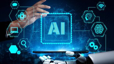 LLM Teknoloji, Büyük Veri, Makine Öğrenme, İş Desteği için Üretici AI, Geleceğin AI Teknolojisi ve Yapay Zeka Mühendisliği Asistan Beyin İşlemcisi. Thunk