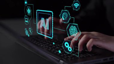 LLM Teknoloji, Büyük Veri, Makine Öğrenme, İş Desteği için Üretici AI, Geleceğin AI Teknolojisi ve Yapay Zeka Mühendisliği Asistan Beyin İşlemcisi. Thunk