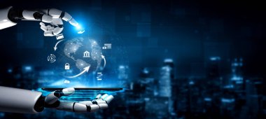 Yapay zeka dijital ödeme ağını yönetiyor, işlemleri doğruluyor, güvenliği arttırıyor ve bağlı platformlar aracılığıyla küresel finans transferlerini işliyor. Kefil