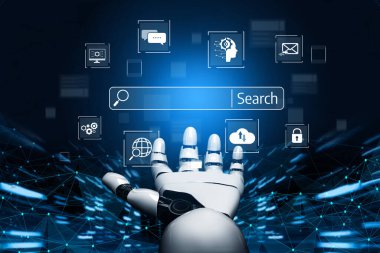 AI, çevrimiçi görünürlük ve pazarlama erişimini artırmak için akıllı anahtar araçlar, arama şablonu analizleri ve sanal asistanları ile SEO 'yu geliştirir. Kefil