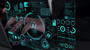 LLM Teknoloji, Büyük Veri, Makine Öğrenme, İş Desteği için Üretici AI, Geleceğin AI Teknolojisi ve Yapay Zeka Mühendisliği Asistan Beyin İşlemcisi. Thunk