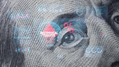 Ekonomik Gümrük İdaresinin Ticari İlişkiler Üzerine Etkisi Modern Kavramsal Şekilde Para Birimi Tasarım ve Dijital Grafiklerle Resmedilmiştir. Sevkiyat.