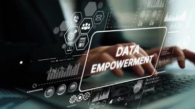 Modern Çalışma Alanında Dizüstü Bilgisayar Gösterimi, Dijital Grafik ve Analitik Sembollerle Güçlendirme. Asemptotik akıllı veri analitiği.