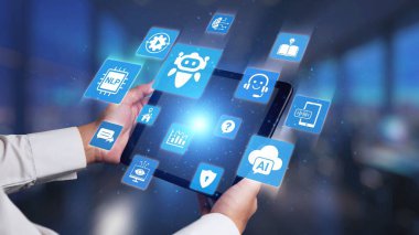 Yapay Zeka Asistanı Chatbot Prompt Mühendislik Tarafından Açıklanabilir Yapay Zeka Bilgileri ve Akıllı İş Desteği için LLM Derin Öğrenme Teknolojisi tarafından kontrol ediliyor. Spire.