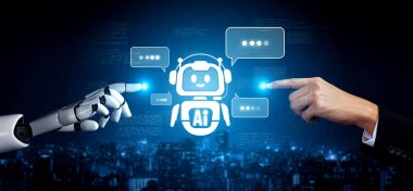 Yapay Zeka Asistanı Chatbot Prompt Mühendislik Tarafından Açıklanabilir Yapay Zeka Bilgileri ve Akıllı İş Desteği için LLM Derin Öğrenme Teknolojisi tarafından kontrol ediliyor. Kefil