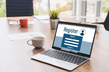 İnternet sitesinde mod form doldurmak için çevrimiçi kayıt formu