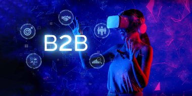 B2B tedarik zincirleri ve yenilikçi ticaret ortamları içindeki modern ticaret kavramlarını gösteren sanal iş etkileşimlerinin dinamik dünyasını keşfedin. XDMCP