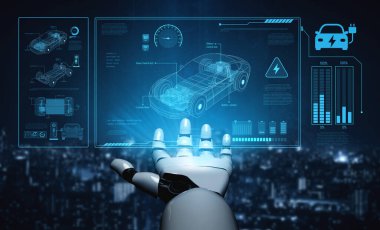 AI, güç sistemlerini yönetmek, pil verimliliğini optimize etmek, akıllı şarj olanağı sağlamak ve yenilenebilir enerji verilerini birleştirmek suretiyle elektrikli araç tasarımını destekler.