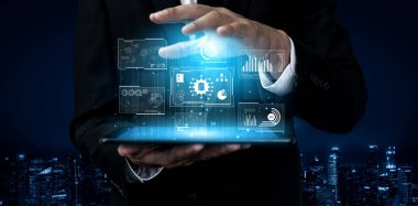 Analitik, içgörü ve performansı gösteren büyük bir veri gösterge paneli. Veriler kararları destekler, veriler eğilimleri ortaya çıkarır, veriler analitiği güçlendirir ve stratejiyi değiştirir. Kefil