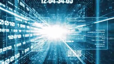 Yazılım geliştirme, uygulama programlama kodu ve gizli bilgisayar kodlaması. Yeni bilgi çağındaki küresel eğilimleri değiştiren akıllı dijital dönüşüm ve teknoloji bozulması kavramı .