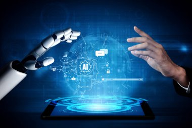 Yapay Zeka Asistanı Chatbot Prompt Mühendislik Tarafından Açıklanabilir Yapay Zeka Bilgileri ve Akıllı İş Desteği için LLM Derin Öğrenme Teknolojisi tarafından kontrol ediliyor. Kefil