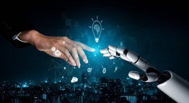 Yenilikçi fikirler üreten yapay zeka, verileri nöral ağlar yoluyla bağlayan, otomasyonu geliştiren, SEO stratejisini destekleyen ve akıllı dijital etkileşimi sağlayan yapay zeka. Kefil