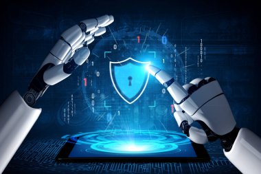 Yapay zeka, zeki tehdit tespiti, sanal asistan uyarıları ve yapay zeka sahibi dijital ihlallerle siber güvenliği güçlendirir. Kefil