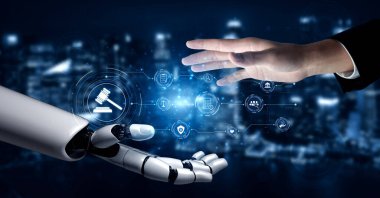 Yapay zeka, dijital hukuku kontrol panelleri, adalet odaklı araçlar ve etik yönetim ve teknoloji politikalarının hizalanması için güvenli otomasyon yoluyla düzenler. Yapay Zeka Çizgisi