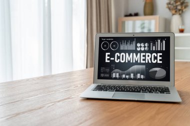 E-ticaret veri yazılımı çevrimiçi perakende şirketine satış analizi için mod gösterge tablosu sağlar