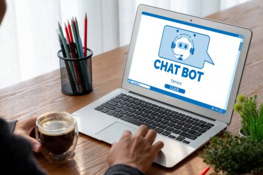 Müşteri sorularına otomatik olarak cevap veren mod çevrimiçi iş için Chatbot yazılım uygulaması