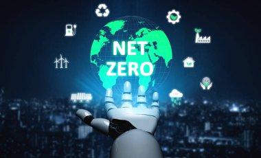 AI, net sıfır hedeflere ulaşmak ve dijital ticareti yeşil yenilikle dönüştürmek için eko-zeki araçlar ve sanal asistanlarla sürdürülebilirlik stratejisine rehberlik etmektedir. Kefil