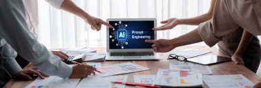 Yapay zeka teknolojisini çalıştırmak için komut mühendisi ve kullanıcı kolaylığı için üretici yapay zeka yardımcı araçları insanların yapay zeka hareketini teşvik ederek üretken yapay zeka fonksiyonları ile çalışmasına yardımcı olur