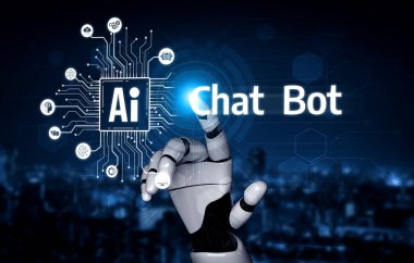 Yapay Zeka Asistanı Chatbot Prompt Mühendislik Tarafından Açıklanabilir Yapay Zeka Bilgileri ve Akıllı İş Desteği için LLM Derin Öğrenme Teknolojisi tarafından kontrol ediliyor. Kefil