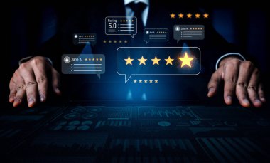 Müşteri merkezli inceleme ve derecelendirme sistemi ürün değerlendirmesini, dijital değerlendirme konseptini destekler ve müşteri insanların seçimini yıldızlar ve geri bildirim içeriği teknolojisi aracılığıyla görselleştirerek iyi bir güven verir