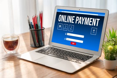 İnternet üzerinden modem para transferi için çevrimiçi ödeme platformu