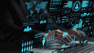 Bağlantı ağı görselleştirmesi küresel bağlantıyı, ağ iletişimini, dijital bağlantı analitiğini gösteriyor. Ağ araçlarını gerçek zamanlı içgörü destekle ve bağlantı sistemini geliştir. Thunk