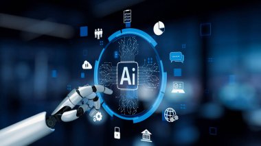 LLM Teknoloji, Büyük Veri, Makine Öğrenme, İş Desteği için Üretici AI, Geleceğin AI Teknolojisi ve Yapay Zeka Mühendisliği Asistan Beyin İşlemcisi. Çekirdek