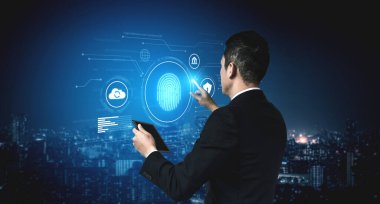 Bulut erişimini sağlamak, hassas verileri korumak ve dijital platformlardaki kullanıcıları doğrulamak için parmak izi ve yüz tanıma sistemini kullanan biyometrik kimlik sistemi