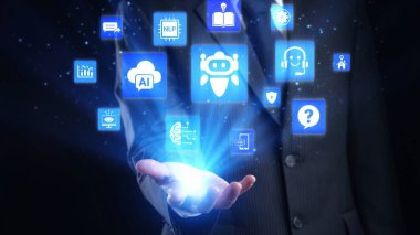 Yapay Zeka Asistanı Chatbot Prompt Mühendislik Tarafından Açıklanabilir Yapay Zeka Bilgileri ve Akıllı İş Desteği için LLM Derin Öğrenme Teknolojisi tarafından kontrol ediliyor. Spire.