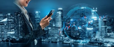 Finansal piyasa eğilimlerini, yatırım modellerini, fiyat dalgalanmalarını ve sermaye ve dijital varlık pazarlarında ticaret stratejisini görselleştiren şamdan şeması