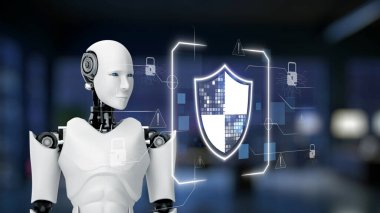 Yapay zeka, zeki tehdit tespiti, sanal asistan uyarıları ve yapay zeka sahibi dijital ihlallerle siber güvenliği güçlendirir. Çağ