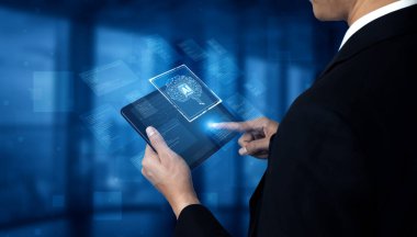 LLM Teknoloji, Büyük Veri, Makine Öğrenme, İş Desteği için Üretici AI, Geleceğin AI Teknolojisi ve Yapay Zeka Mühendisliği Asistan Beyin İşlemcisi. Eğri