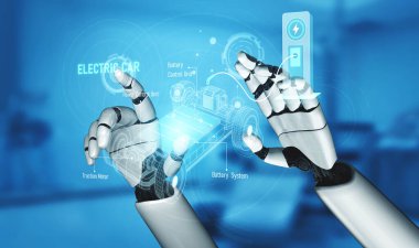 AI, EV performansını ve enerji kullanımını artırmak için güç treni verimliliğini, pil denetimini ve akıllı şarjı optimize ederek elektrikli araç sistemlerini destekler