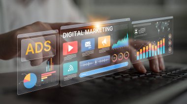 Çevrimiçi reklamlar ve dijital pazarlama markaların büyümesine yardımcı oluyor. İçerik pazarlaması bağlılığı arttırır. Pazarlama araçları ROI 'yi destekliyor. Etkili reklamlar ve pazarlama çevrimiçi iş başarısı. Eğri