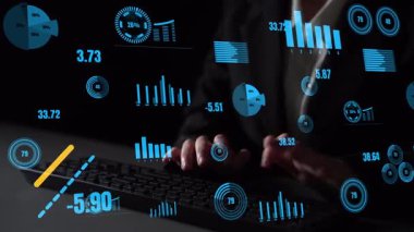 Bu resim, dinamik veri görselleştirmesi, iş büyüme eğilimlerini ve anahtar ölçümleri gösteren grafik ve grafikleri gösteren modern bir çalışma alanına sahiptir. Xenic