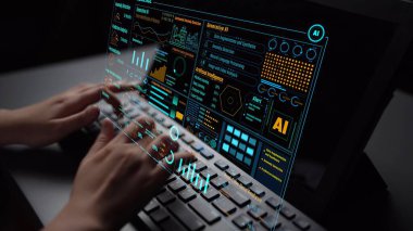 LLM Teknoloji, Büyük Veri, Makine Öğrenme, İş Desteği için Üretici AI, Geleceğin AI Teknolojisi ve Yapay Zeka Mühendisliği Asistan Beyin İşlemcisi. Thunk