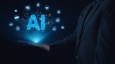 LLM Teknoloji, Büyük Veri, Makine Öğrenme, İş Desteği için Üretici AI, Geleceğin AI Teknolojisi ve Yapay Zeka Mühendisliği Asistan Beyin İşlemcisi. Elide