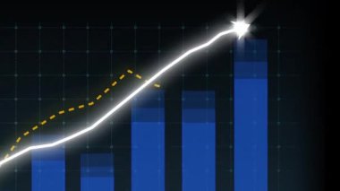İma edici grafik grafiğindeki iş büyümesi konsepti pazarlama satışlarının gelecekteki hedefe arttığını gösteriyor. Şirket işlerinin yükselmesi için mükemmel bir mali durum. Finans ve para 3B oluşturma .