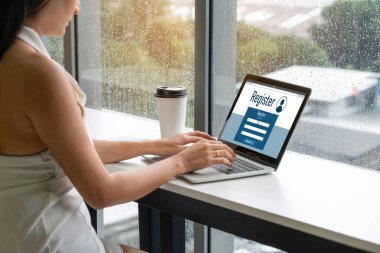 İnternet sitesinde mod form doldurmak için çevrimiçi kayıt formu