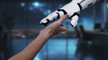 Bir el, iş hayatında başarı, kalite ve başarıyı temsil eden gösterişli bir ofis ortamında beş yıldızla çevrili parlak bir sertifika sembolüne uzanıyor. Auvana