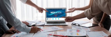 Web sitesi tasarım yazılımı çevrimiçi perakende ticaret ve e-ticaret için canlı şablon sağlıyor