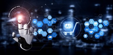 AI, müşteri davranışlarını analiz ederek, ürün lojistiğini düzene sokarak, pazarlama kampanyalarını optimize ederek ve stratejik dijital perakende operasyonlarını destekleyerek e-ticaret platformlarını otomatikleştirir.