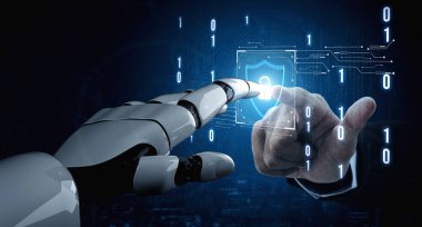 Yapay zeka, zeki tehdit tespiti, sanal asistan uyarıları ve yapay zeka sahibi dijital ihlallerle siber güvenliği güçlendirir. Kefil