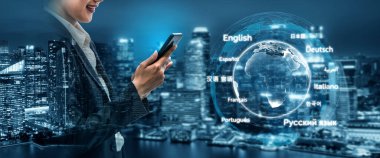 Küresel iletişim, dünya çapında dil değişimi için çok dilli araçlar, kültürler arası mesajlaşma ve dijital platformlar yoluyla gelişir. Kefil