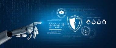 Yapay zeka, zeki tehdit tespiti, sanal asistan uyarıları ve yapay zeka sahibi dijital ihlallerle siber güvenliği güçlendirir. Kefil
