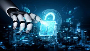 Yapay zeka, zeki tehdit tespiti, sanal asistan uyarıları ve yapay zeka sahibi dijital ihlallerle siber güvenliği güçlendirir. Kefil