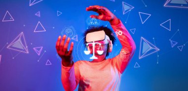 Dijital çağda yapay zekanın, hukukun ve etiğin yaratıcı görsel temsili, yönetimin rolü ve sanal gerçeklik ortamlarına uyumun altını çizmektedir. XDMCP