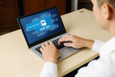 Müşteri sorularına otomatik olarak cevap veren mod çevrimiçi iş için Chatbot yazılım uygulaması